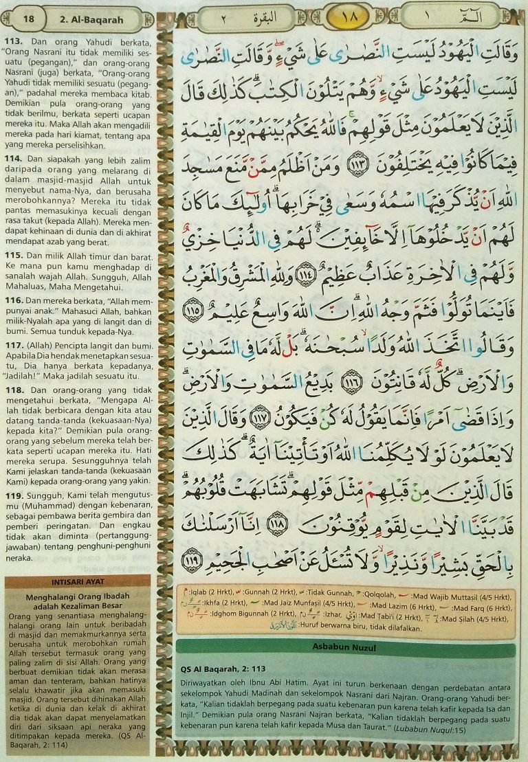 bacaan al quran dan terjemahan